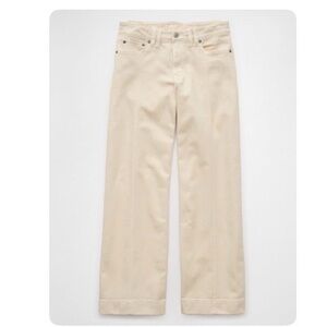 AE dreamy, drape stretch, low rise, baggy pants
